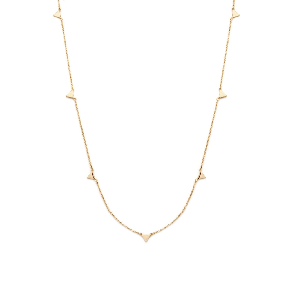 MELANIE AULD | Multi Triangle necklace